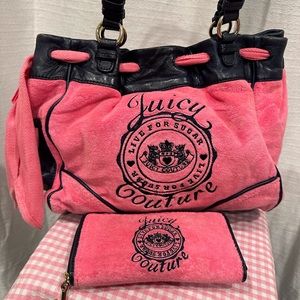 Juicy couture bag and wallet